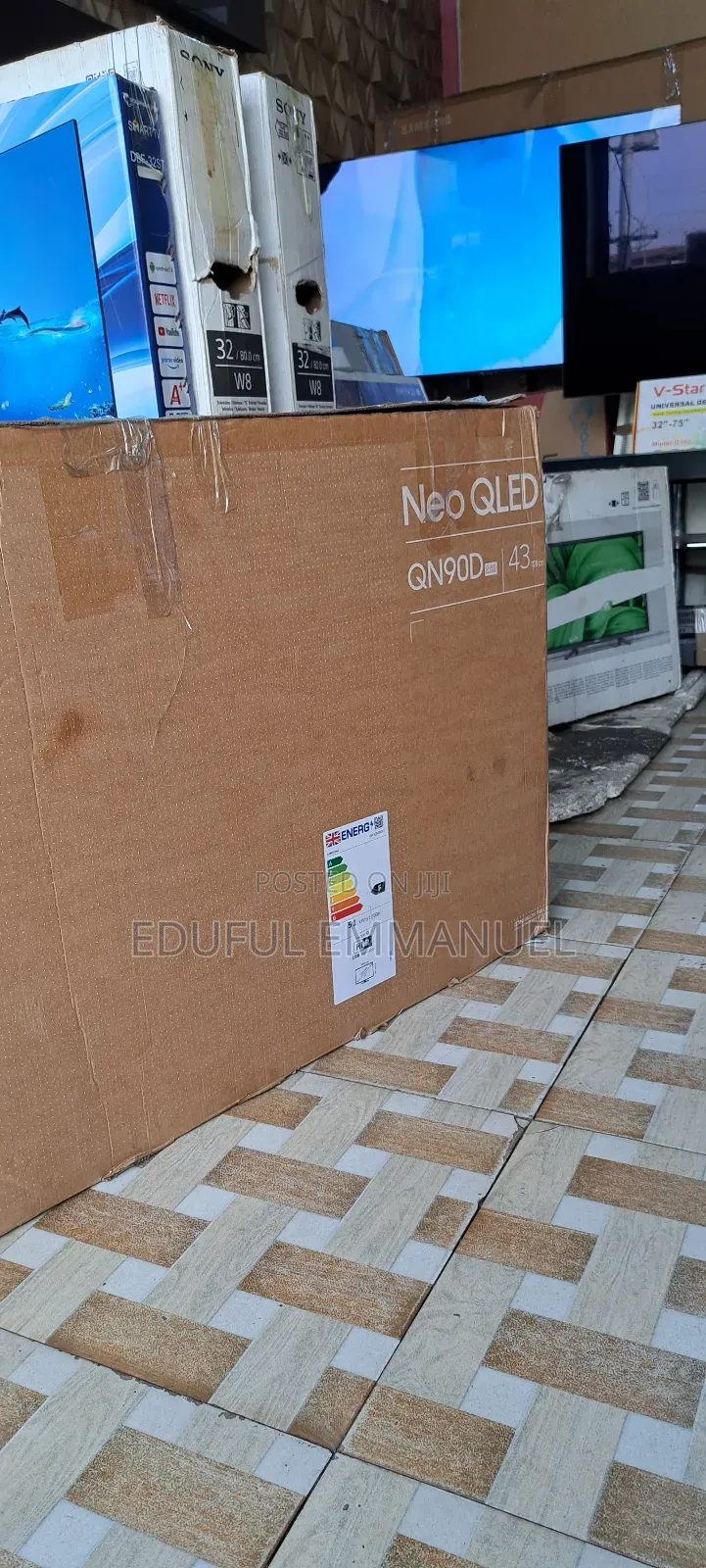 Samsung 43" Neo Qled Qn90d Ai Tv Uhd Smart Alexa Netflix Youtube