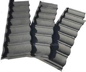 African Black Stone Coated Euro Roofing Tiles