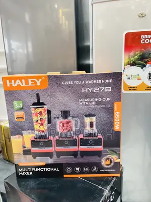 Haley-Hy-2713 3 Jars Electric Blender(15 Speed)5500watt 