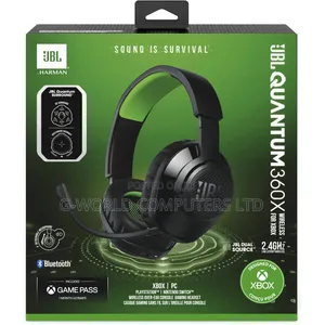 Jbl Quantum 360x Xbox Wireless Over-ear Gaming Headset (Black/Green)