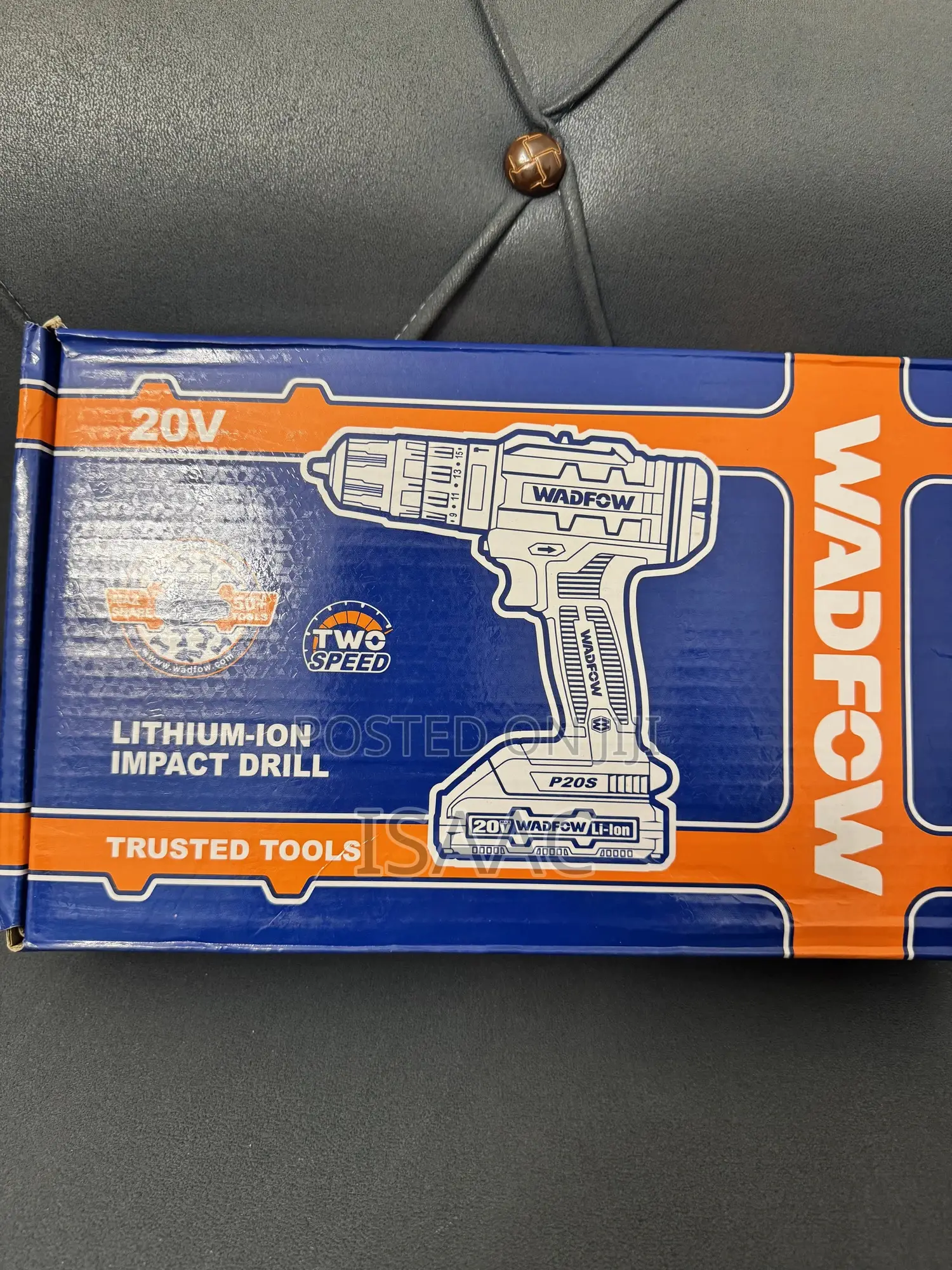 Wadfow Cordless Lithium-Ion Impact Drill 20v