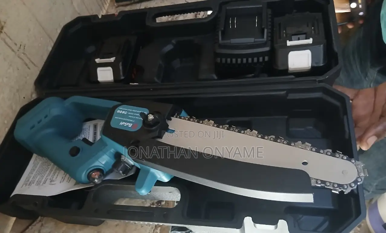 Powerful Cordless Chainsaw – Rechargeable, Portable Super Sharp