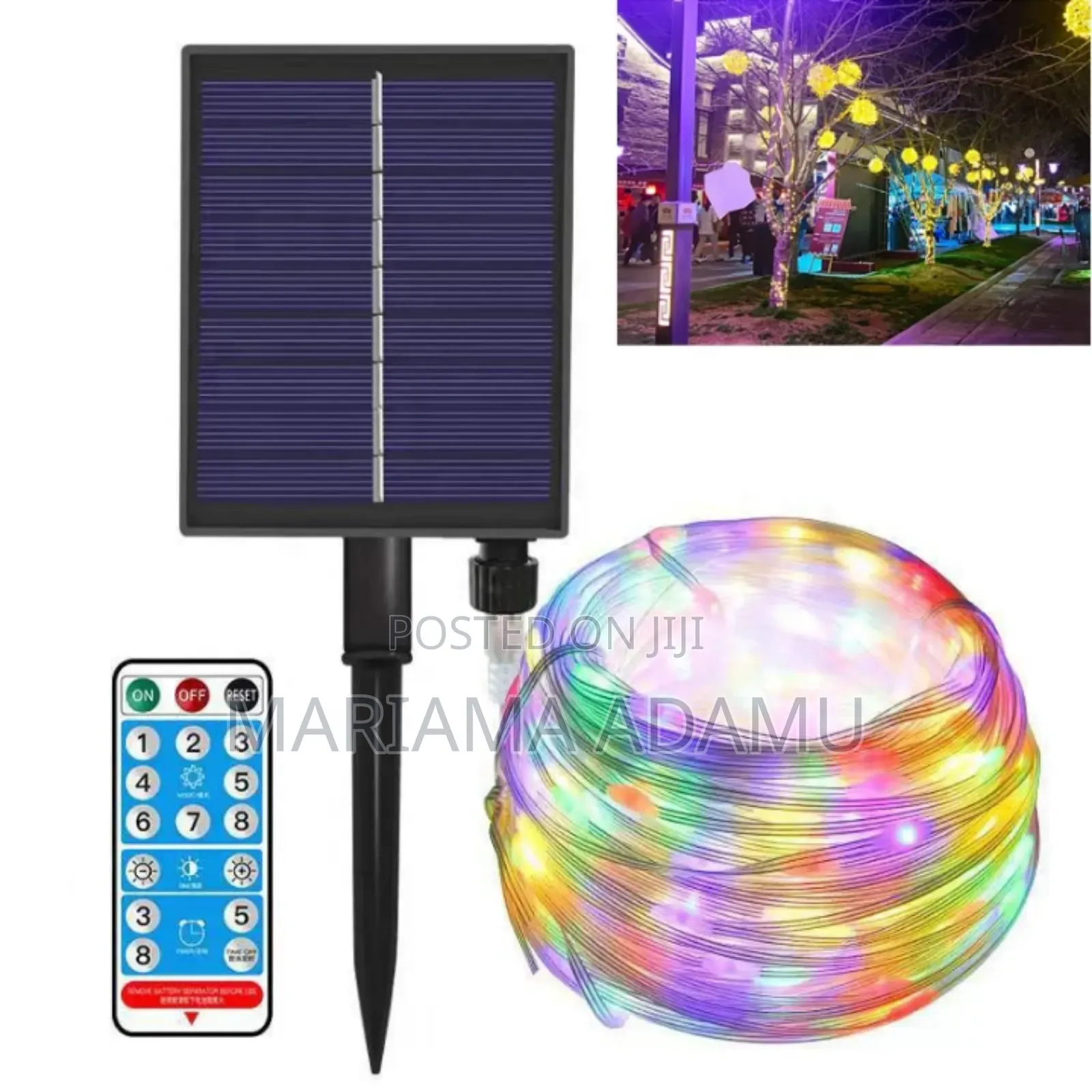 Solar Fairy Lights With Remote Control