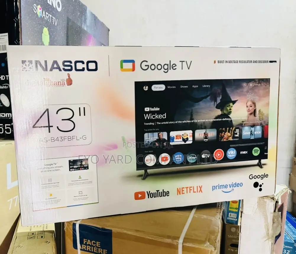 Mordern Frameless Look Nasco 43 Digital Smart Android Led Tv