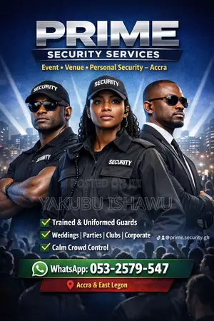 Wedding Event Security Guards Available This Weekend – Accra
