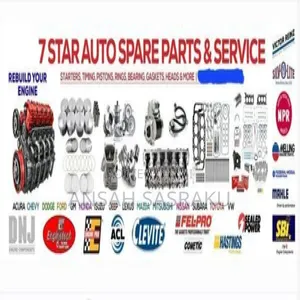 Original Piston Rings, Connecting Main Bearings, Gaskets, Led Light