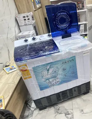 Premium Electric Topload White 15kg Nexus Semiautomatic Washer