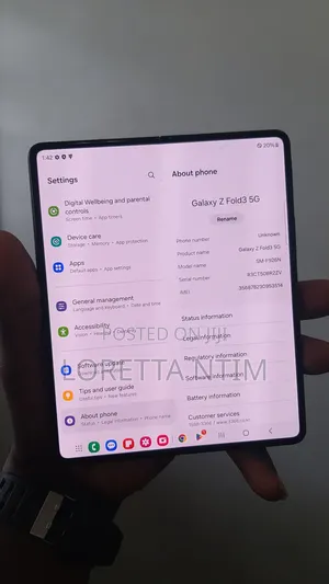 Samsung Galaxy Z Fold 3 256 GB Black