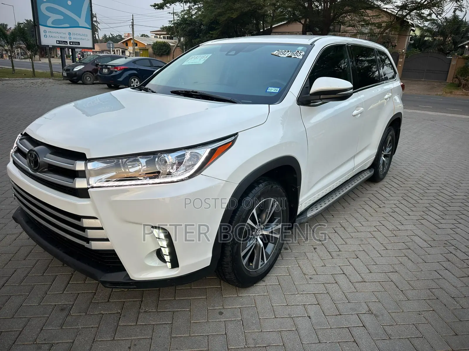 Toyota Highlander LE 4x2 (2.7L 4cyl 6A) 2018 White