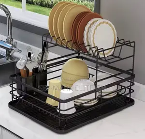 2 Tier Anti-Rust Dish Rack
