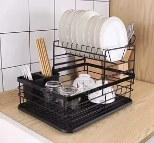 2 Tier Anti-Rust Dish Rack