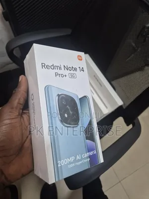 New Xiaomi Redmi Note 14 Pro+ 5G 256 GB Black