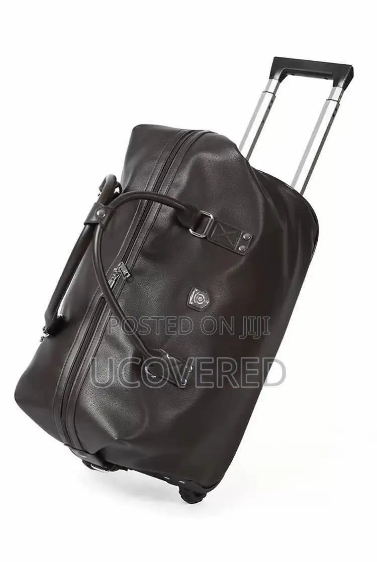 Ultimate Trolley Leather Duffel Bag