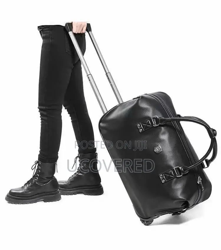 Ultimate Trolley Leather Duffel Bag