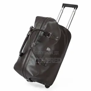 Ultimate Trolley Leather Duffel Bag