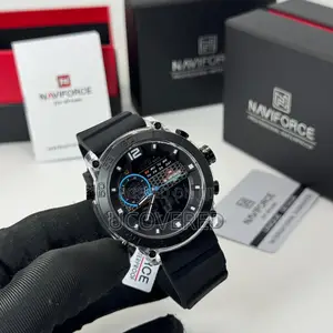 Naviforce Top Fashion Sport Men's Led Display Multi Functional Watch