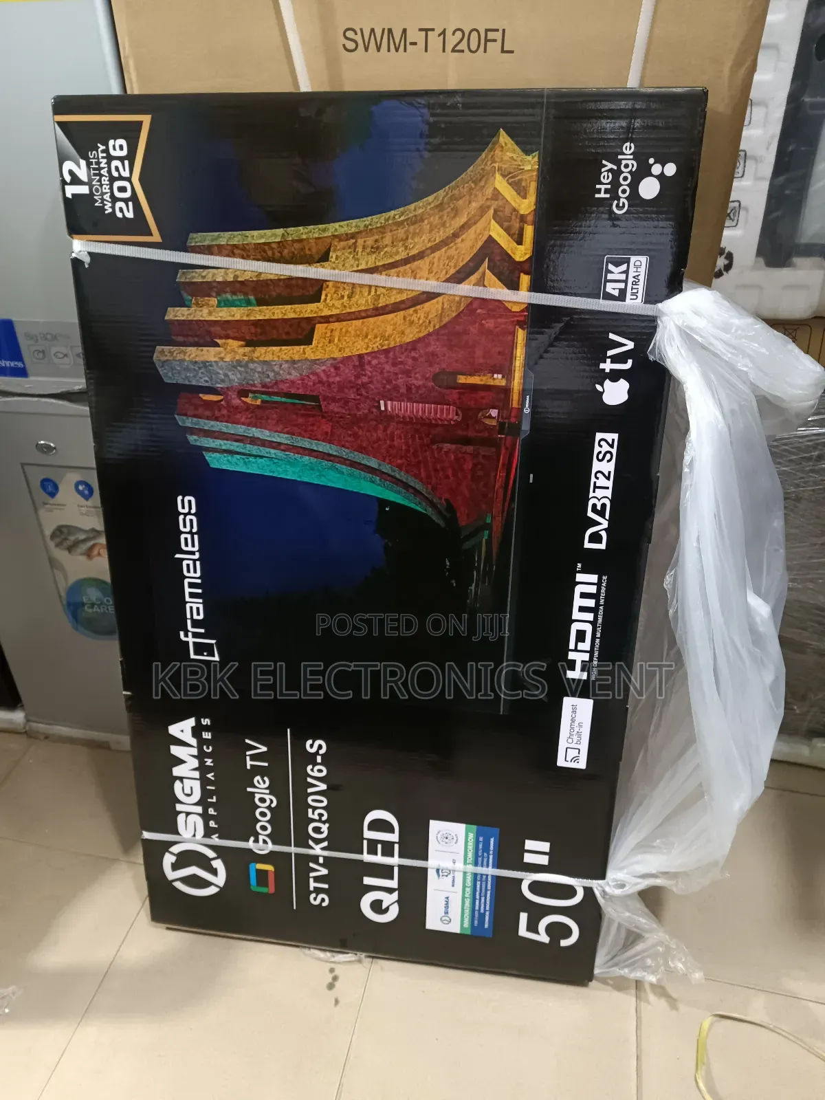 Sigma 50" Qled Smart Satellite Ultra High Led TV