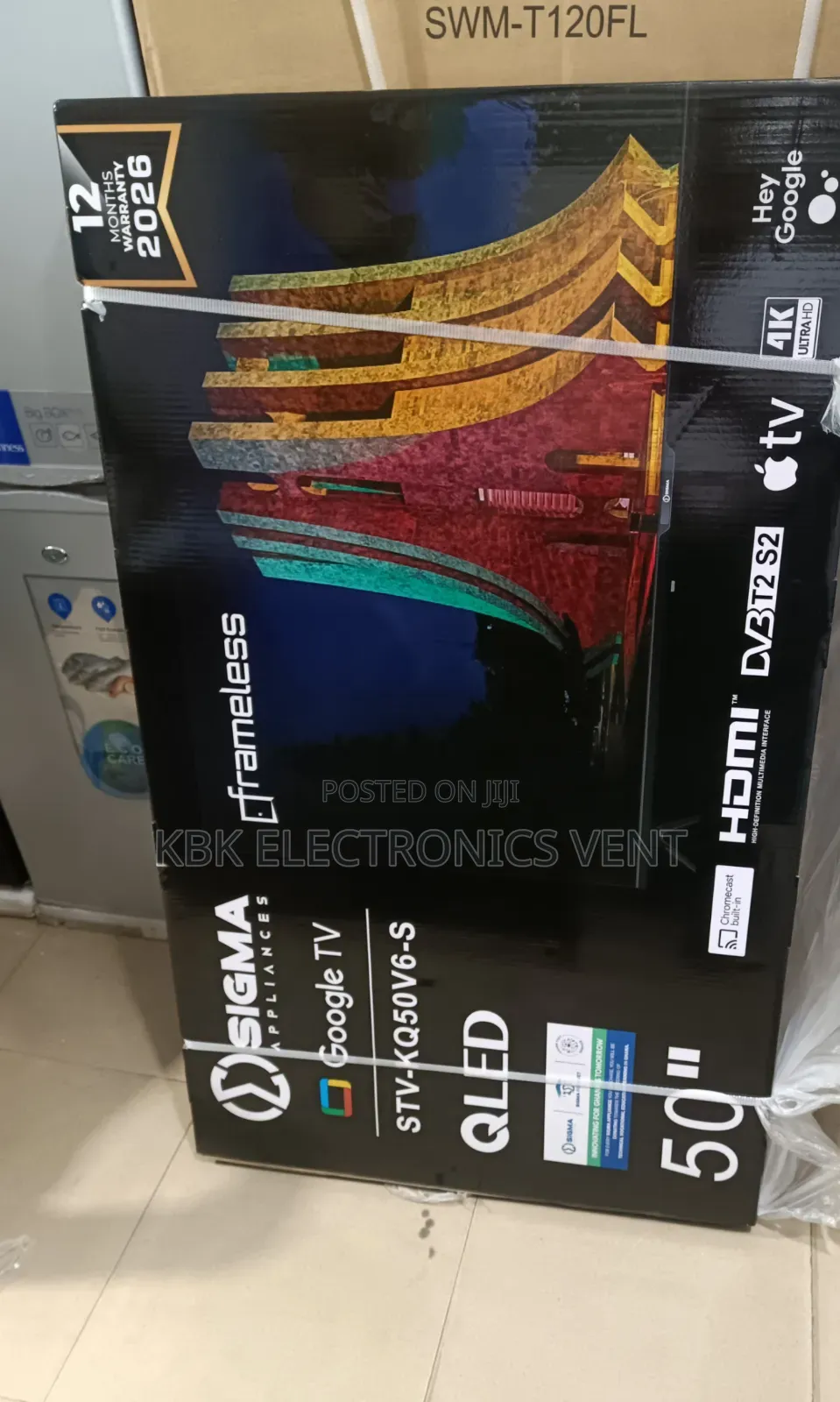 Sigma 50" Qled Smart Satellite Ultra High Led TV