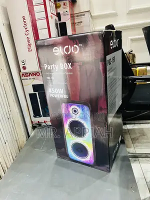 High Quality Eldo Pb2-150 Double 8" Wireless Bluetooth Speaker(Black)
