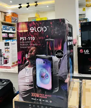 High Quality Eldo Ps1-110 Single 12" Bluetooth Speaker With Mic.