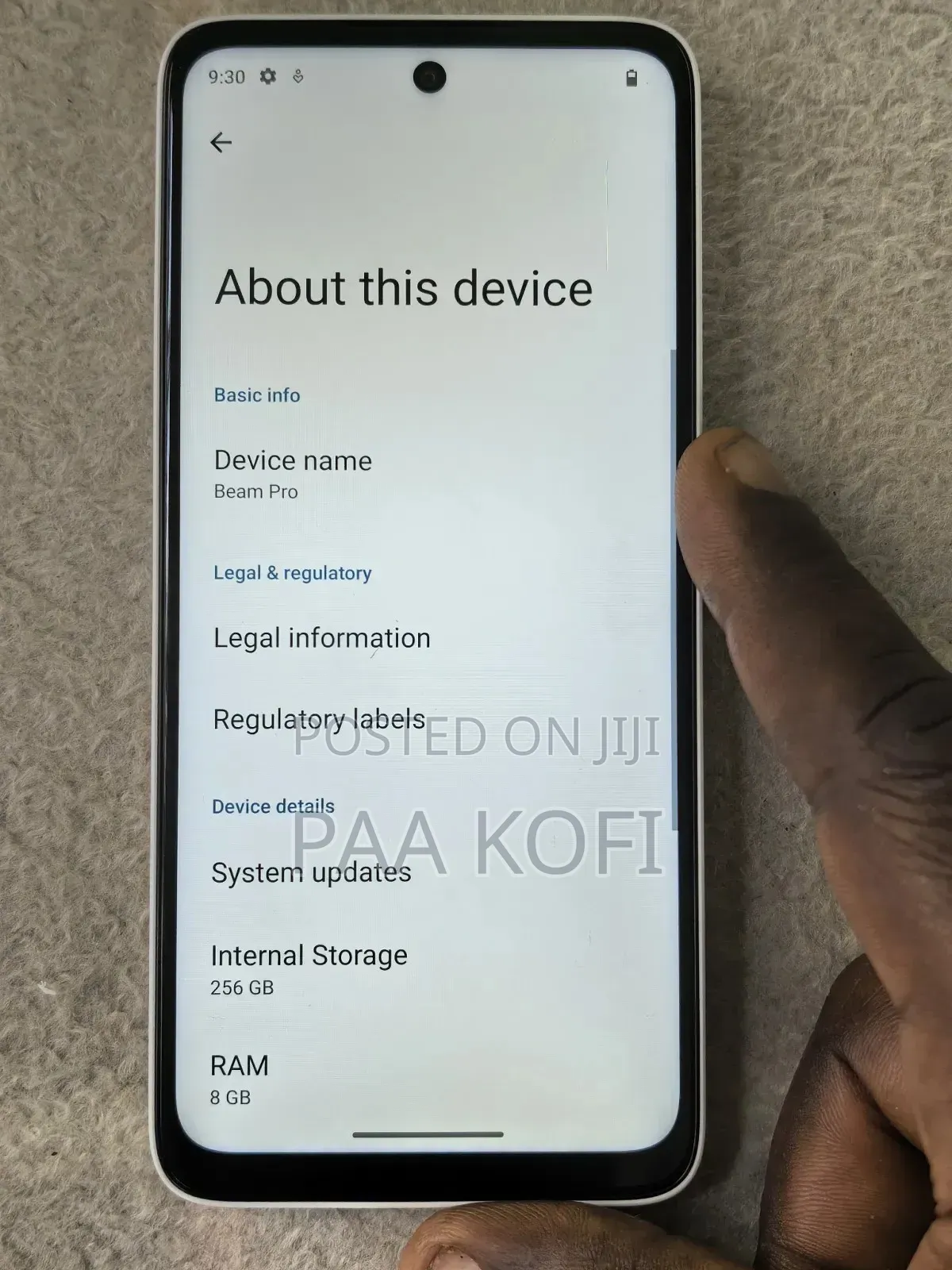 New Mobile Phone 256 GB White