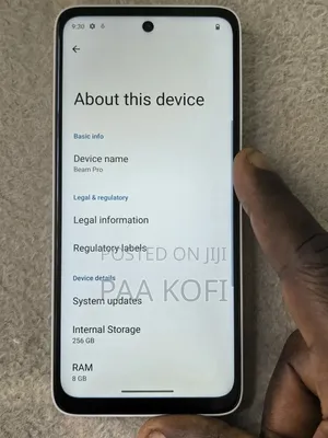 New Mobile Phone 256 GB White