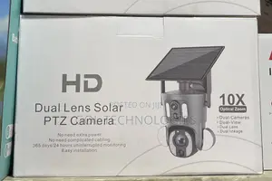 Solar 4g Camera Dual Lens Solar PTZ Camera 10x Optical Zoom