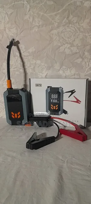 Digital Screen 4in 1air Compressor,Jump Starter,Power Bank,Lights
