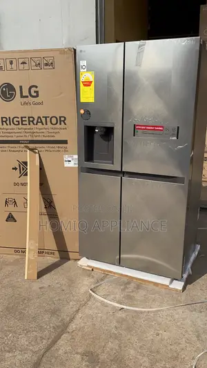 Lg 641litrs Gc-L257klkw Side by Side Fridge, Smart Inverter Compressor
