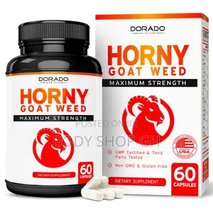 Horny Goat Weed -Maximum Strength -Maca, Ginseng, L-Arginine, Tribulus