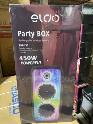 Eldo Pb2-150 450w Wireless Rechargeable Partybox Speaker