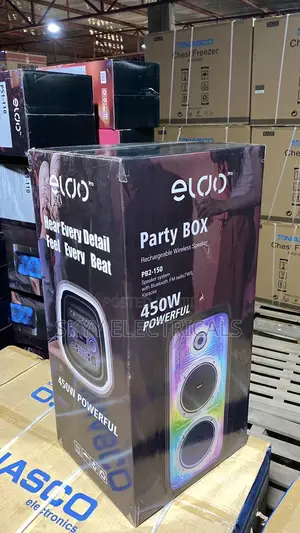 Eldo Pb2-150 450w Wireless Rechargeable Partybox Speaker
