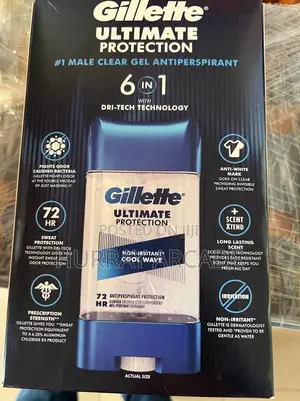 5 Pack Gillette Deodorant (72 Hour Ultimate Protection)