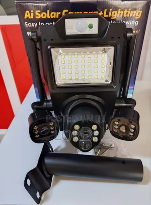 Streetlight 450w 4g Solar Camara Eseecloud App Ai Human Tracking 2lens