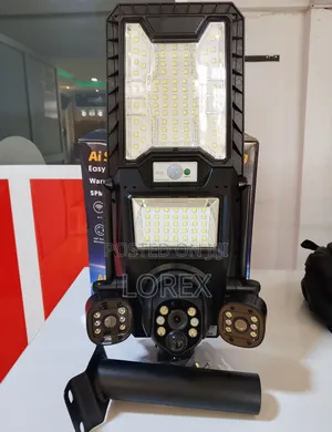 Streetlight 450w 4g Solar Camara Eseecloud App Ai Human Tracking 2lens