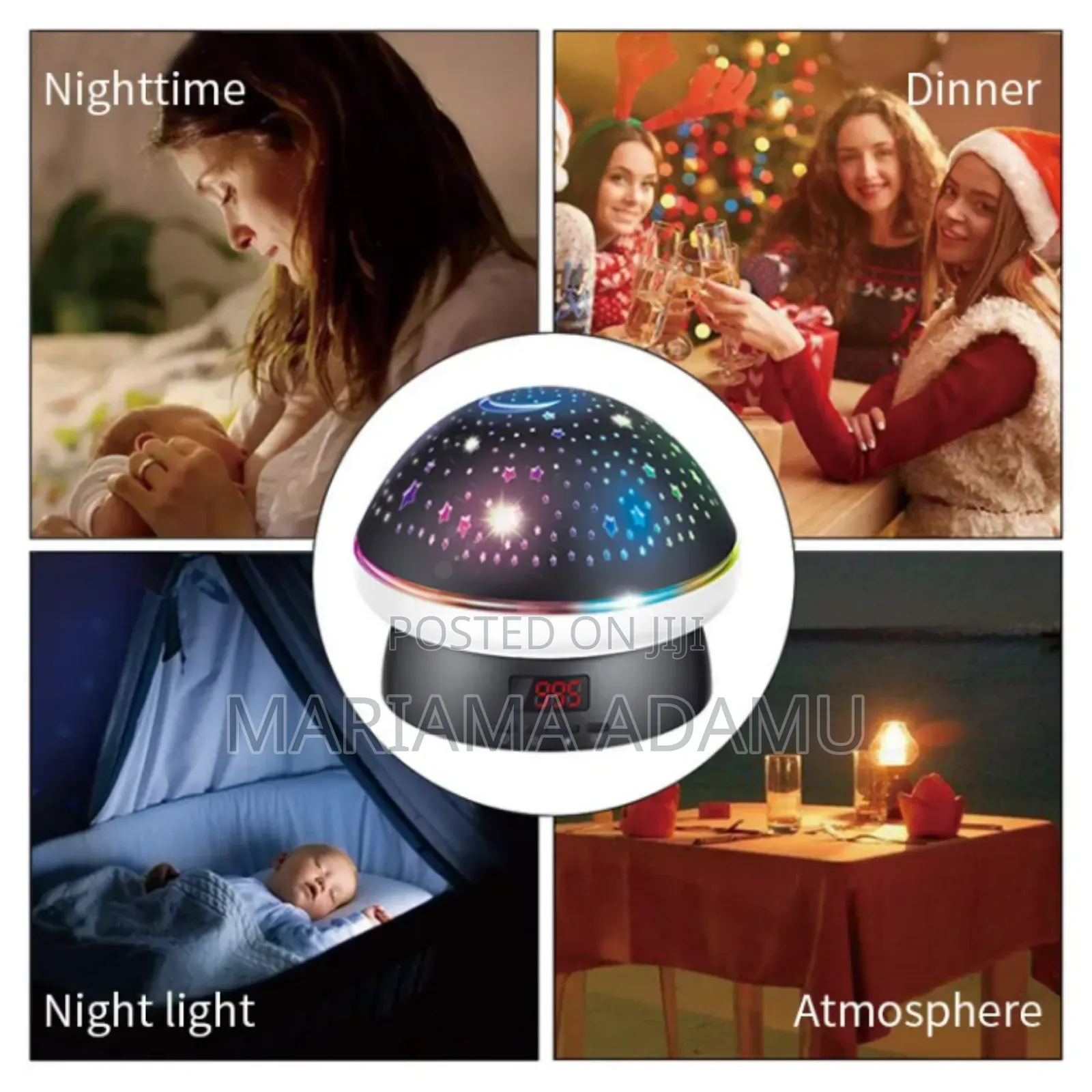 Mushroom Galaxy Projection Lamp