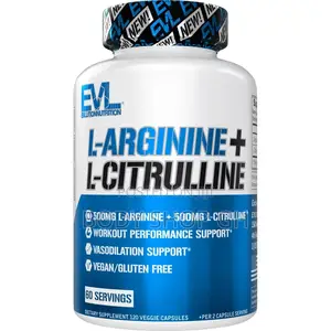 L-Arginine + L-Citrulline - Endurance + Workout Performance Supplement