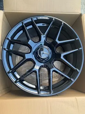 This Is Original Mercedes Benz Gloss Mat Black Rims 4 Set 18x8.5 Inch