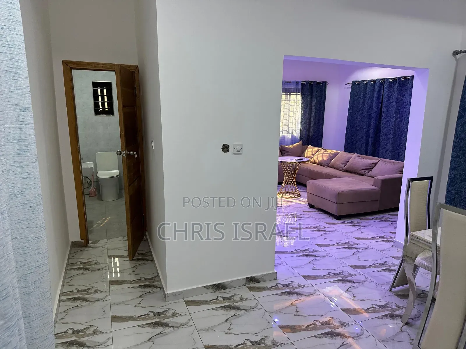 Furnished 2bdrm Apartment in Oyibi Benarpat for rent