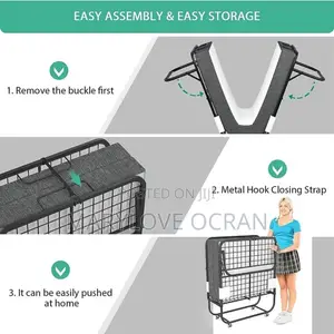 Foldable Bed Plus Mattress