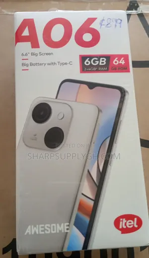 New Itel A06 64 GB Gray