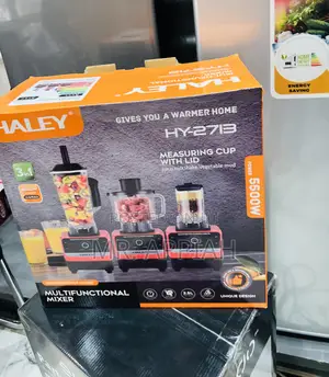Shop Original Haley-Hy-2713 3 in 1 Electric Blender(Red/Black)