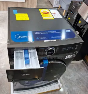 Midea Front Loading 12kg Washing Machine, Mf200w120wb/T Inverter