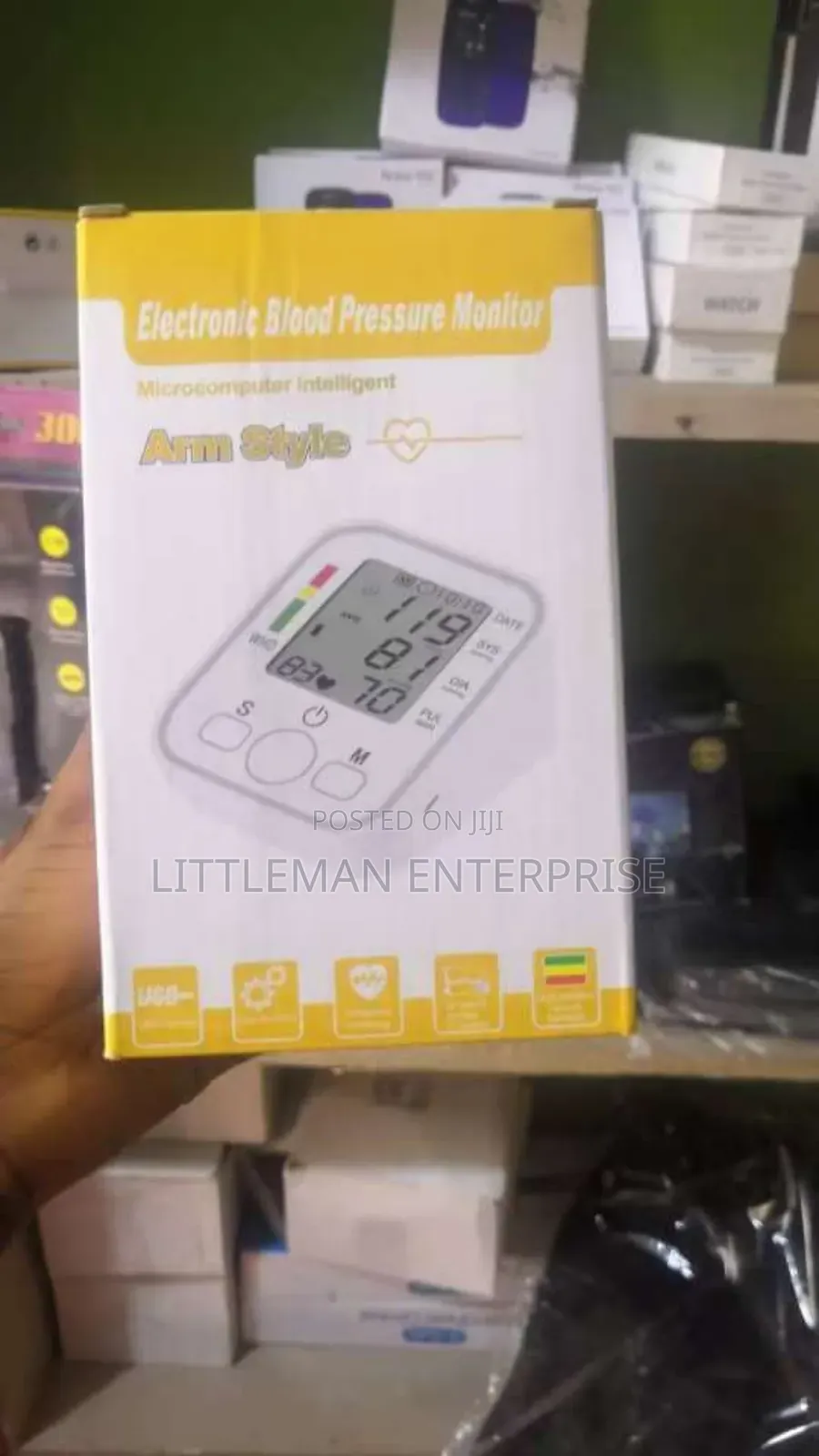 Electronic Blood Pressure Monitor Bp Machine