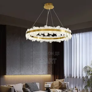 Simple Modern Indoor Decorative Hanging Chandelier. Gold