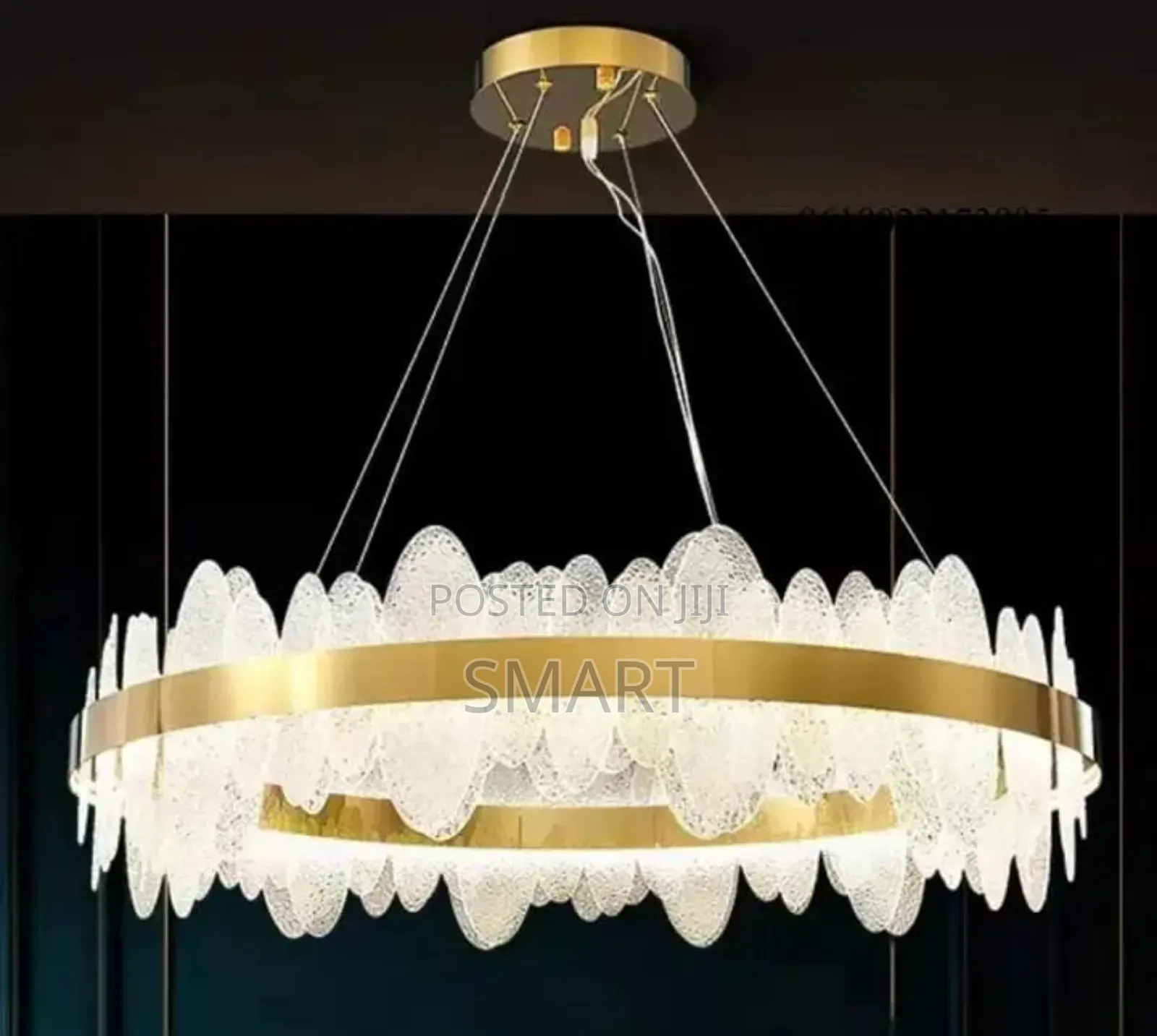 Simple Modern Indoor Decorative Hanging Chandelier. Gold