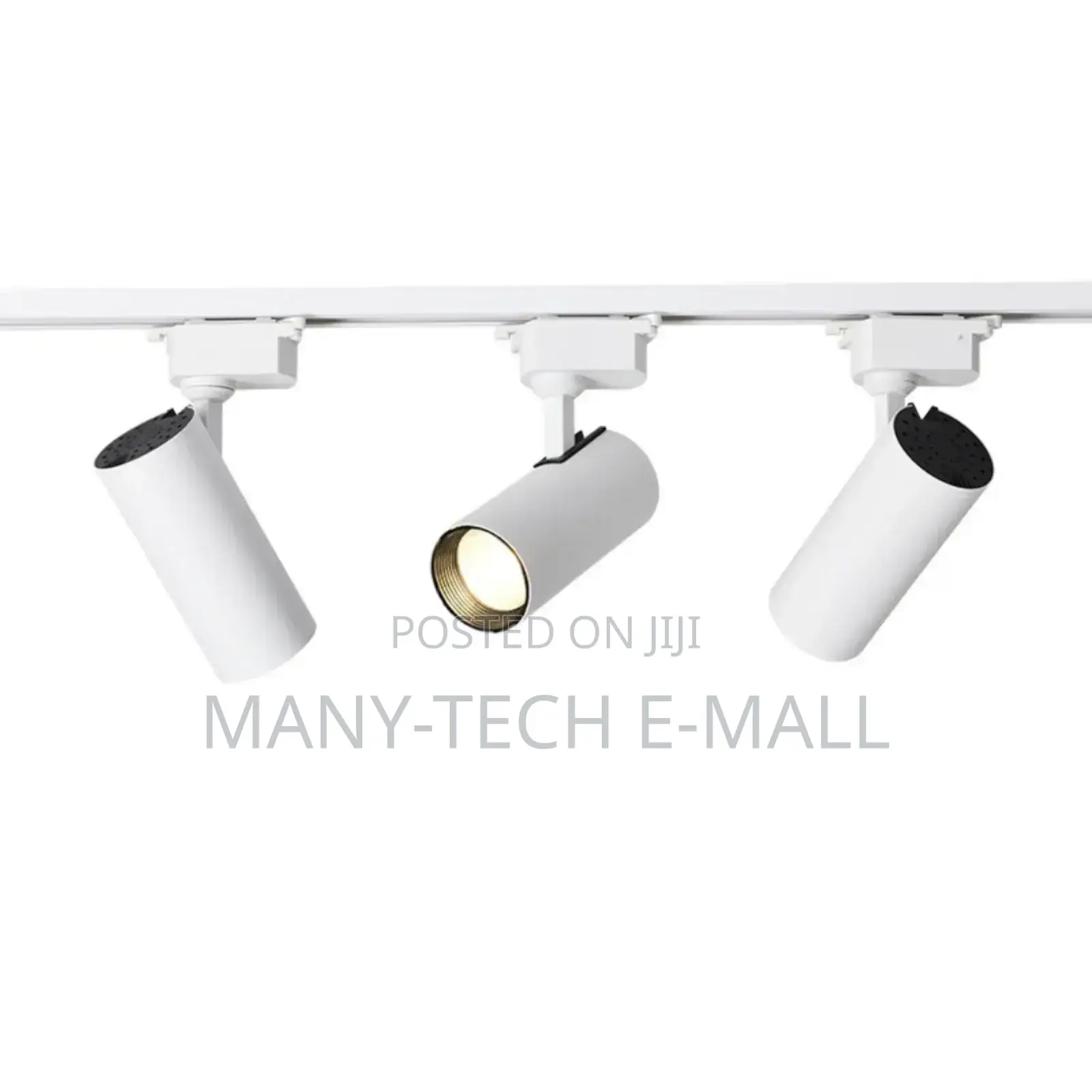 White 3 in 1 Track Light.