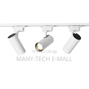 White 3 in 1 Track Light.