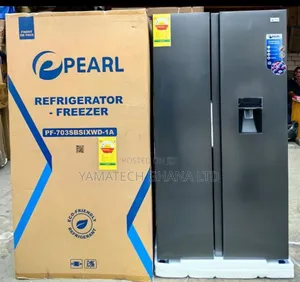 Large Capacity Pearl 436 Litre Side by Side Fridge With Dispenser