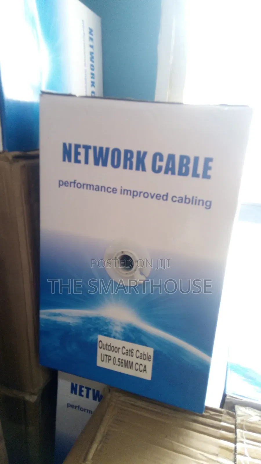 Outdoor(305m) Cat6 Pure Copper Cable 0.56mm